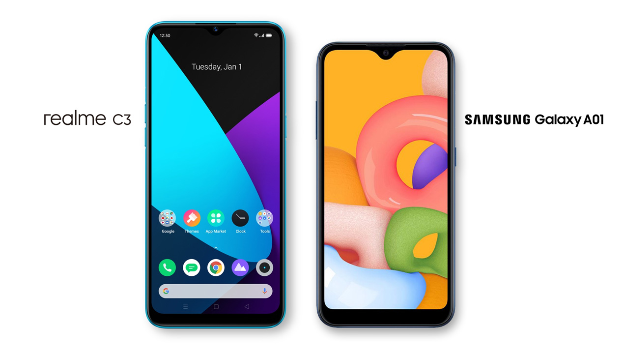 Perbandingan Spesifikasi Realme C3 Vs Samsung Galaxy A10s Perbandingan Spesifikasi Realme C3 Vs Samsung Galaxy A10s