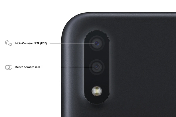 Samsung Galaxy A01 rear cameras.