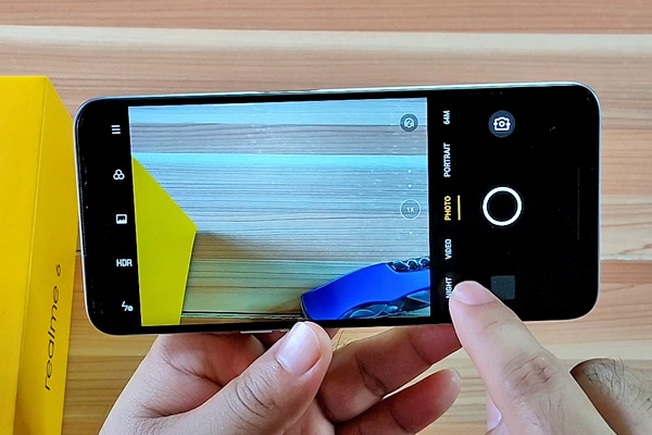 The camera app of the realme 6.