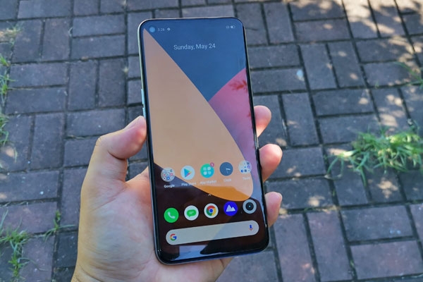 realme 6 display check code