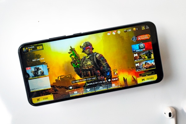 Call of Duty on the realme C11.