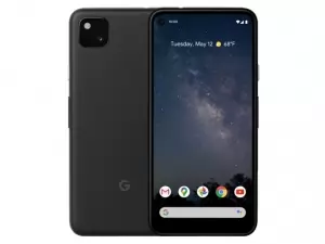 The Google Pixel 4a smartphone in black.