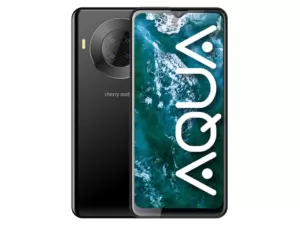 The Cherry Mobile Aqua Infinity smartphone in black.
