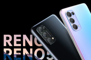 OPPO Reno5 teaser.