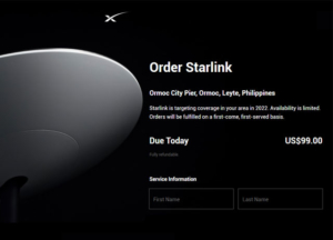 Starlink reservation Philippines