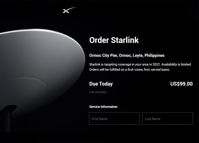Starlink Starts Accepting Reservations in the Philippines for $99