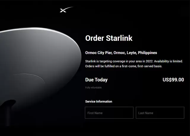 Starlink reservation Philippines