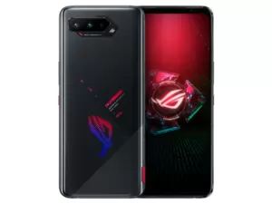 The ASUS ROG Phone 5 Classic smartphone in Phantom Black color.