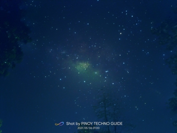 realme 8 sample picture (night sky, starry night mode).