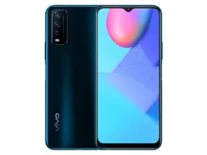 The vivo Y12A smartphone in Phantom Black color.