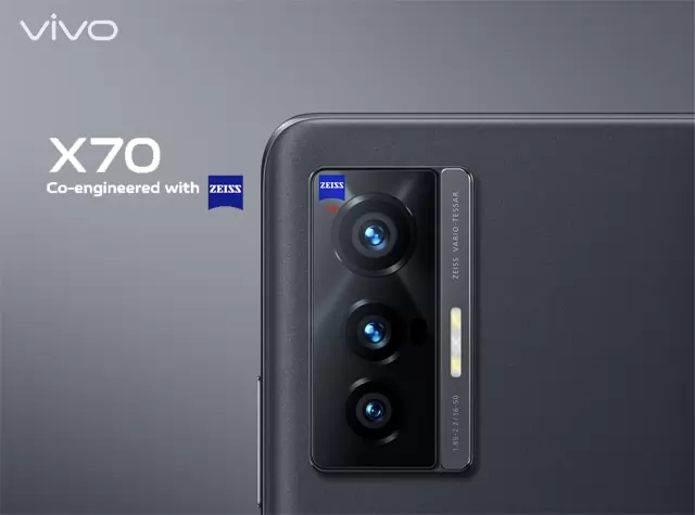 Meet the vivo X70 smartphone with its ZEISS cameras!