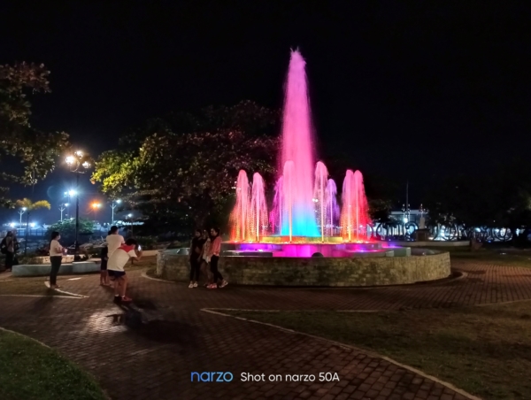 Water fountain | realme narzo 50A with Night Mode