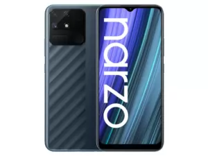 The realme narzo 50A smartphone.
