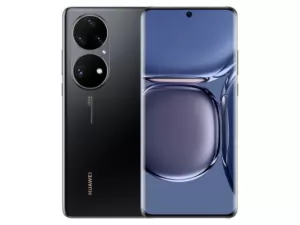 The Huawei P50 Pro smartphone in Golden Black color.