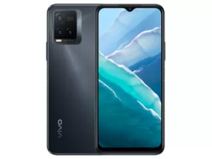 The vivo T1x smartphone in black.
