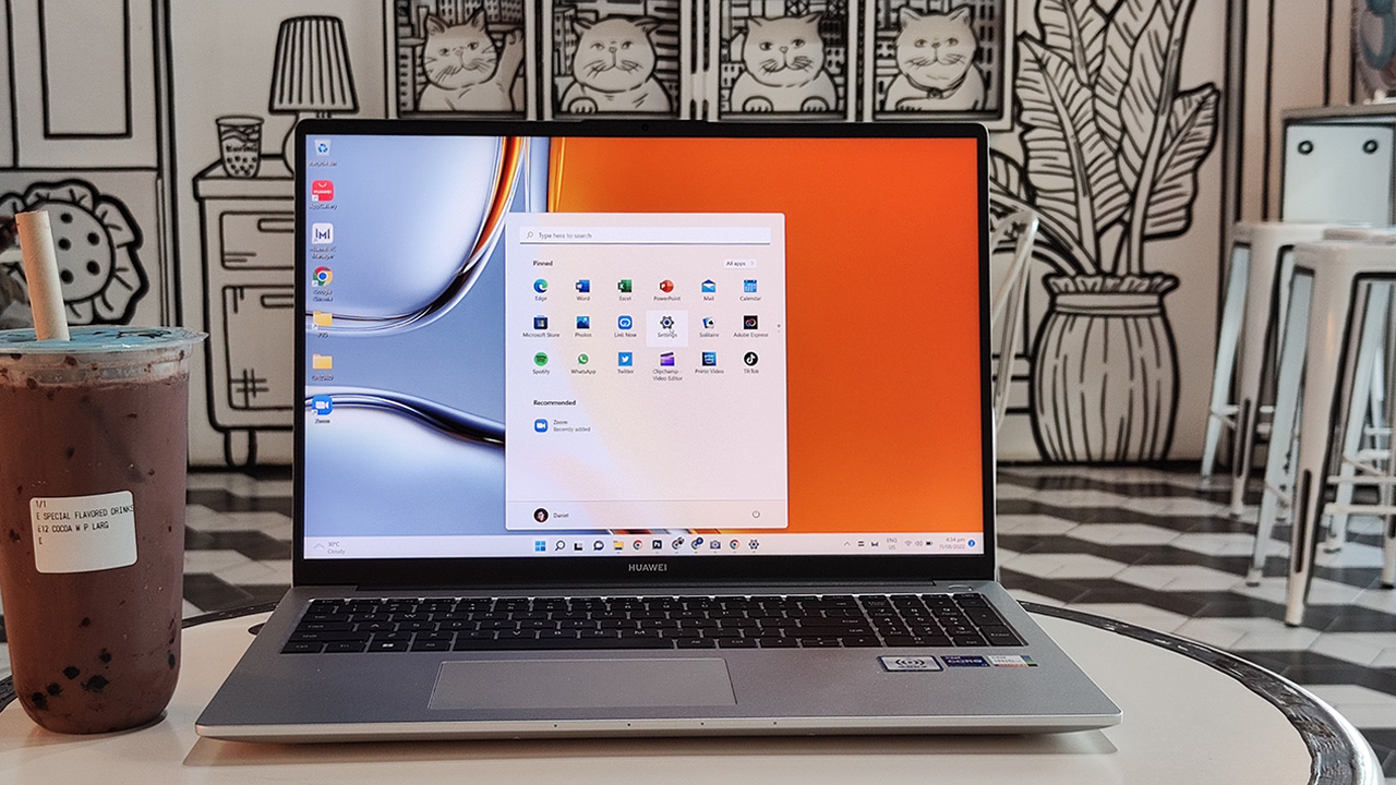 Huawei Matebook D16 review: Slim, big-screened Zoom machine