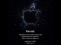 Apple September 7 event invite.