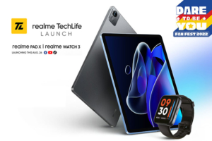 realme TechLife launch event invitation.