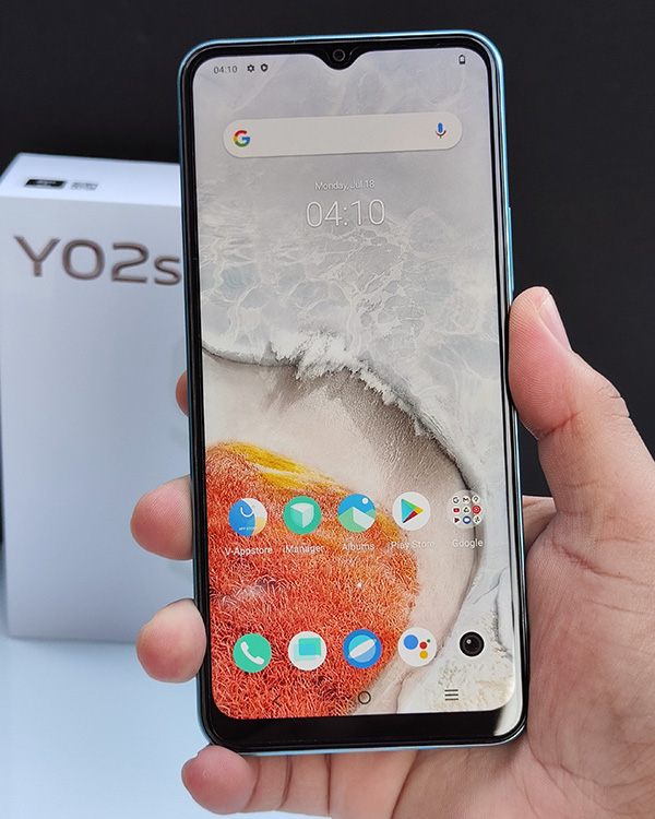 vivo Y02s display.