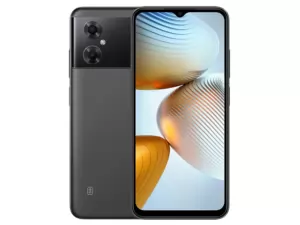 The POCO M4 5G smartphone in Power Black color.