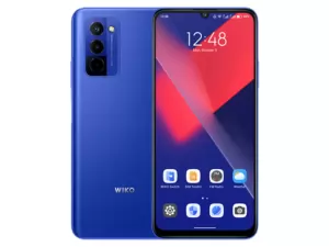 The WIKO 10 smartphone in Klein Blue color.