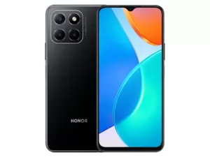 The HONOR X6 smartphone in Midnight Black color.