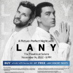 Official "A Picture-Perfect Night with LANY" concert poster.