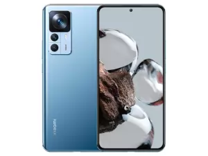 The Xiaomi 12T smartphone in blue.