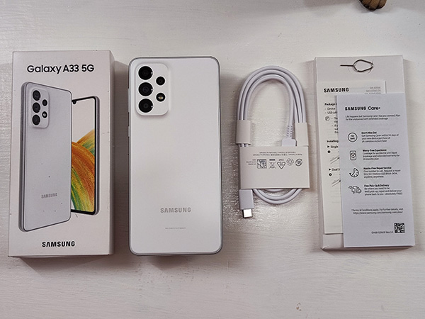 Samsung Galaxy A33 5G unboxing