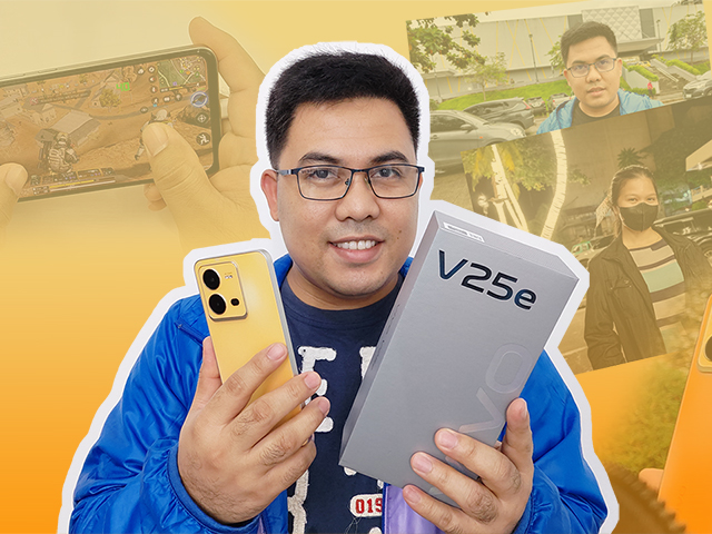 Hands on with the vivo V25e smartphone.