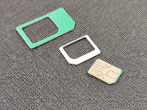 An unregistered Smart SIM card.