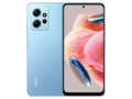 The Xiaomi Redmi Note 12 smartphone in Ice Blue color.