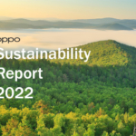 Cover of the OPPO Sustainability Report 2022.