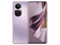 The OPPO Reno10 Pro 5G smartphone in Glossy Purple color.