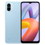 The Xiaomi Redmi A2+ smartphone in blue.