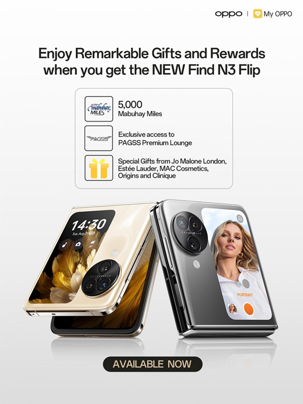 OPPO Find N3 Flip price and availability in the Philippines.