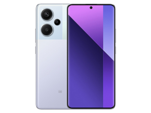 The Redmi Note 13 Pro+ 5G smartphone in Aurora Purple color.