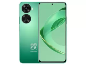 The Huawei nova 12 SE smartphone in green.