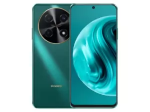 The Huawei nova 12i smartphone in green.