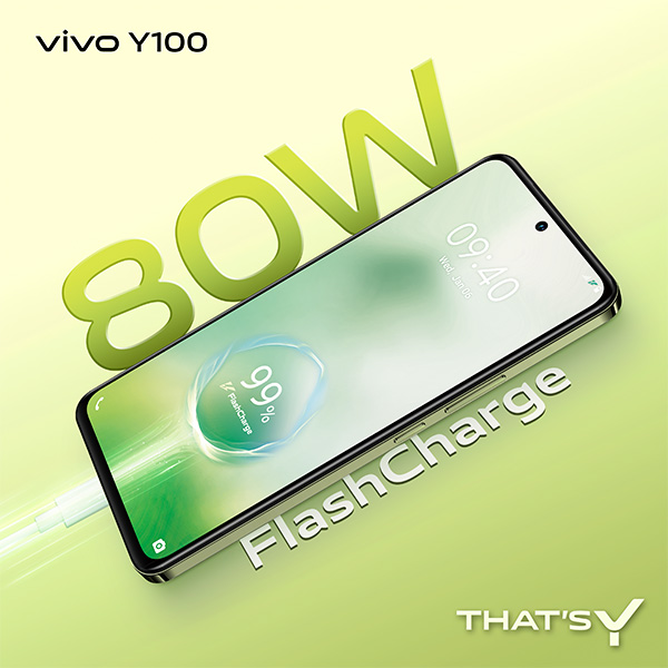 80W FlashCharge of the vivo Y100