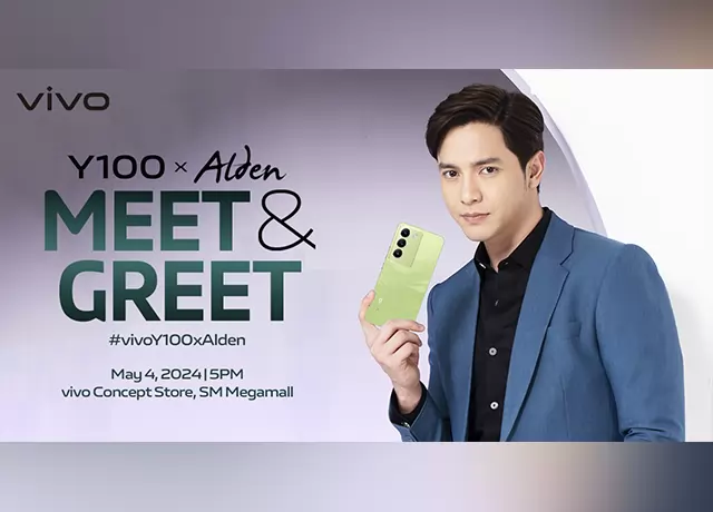 Purchase vivo Y100 for Your Chance to Meet Alden Richards on May 4