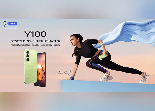 Anne Curtis with the vivo Y100 smartphone!