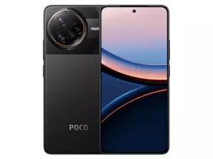 The POCO F7 Ultra smartphone in black.