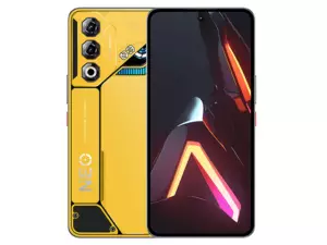 The nubia Neo 3 GT 5G smartphone in Electro Yellow color.