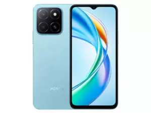 The HONOR X5b smartphone in Ocean Blue color.
