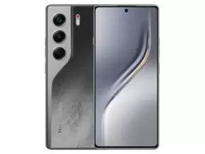 The TECNO CAMON 40 smartphone in Galaxy Black color.