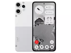The CMF Phone 2 Pro smartphone in white.
