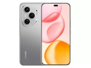 The HONOR 400 Pro 5G smartphone in Lunar Gray color.