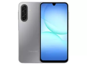 The SAMSUNG Galaxy A17 5G smartphone in gray.