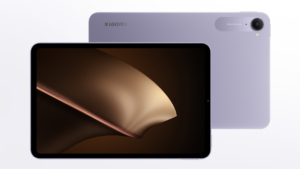 The Xiaomi Pad Mini tablet in purple.